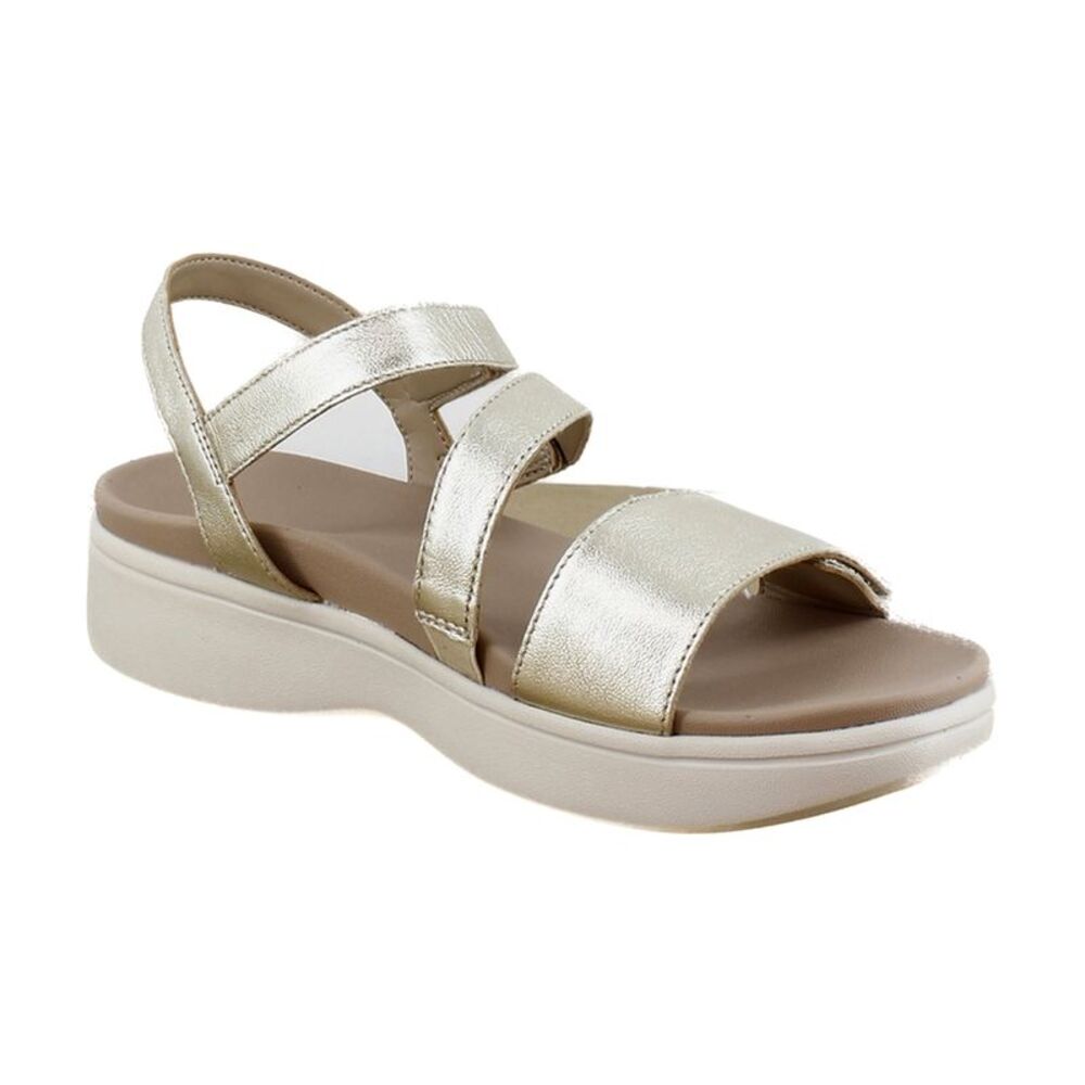 Vionic Sophia Gold Leather (Wide)